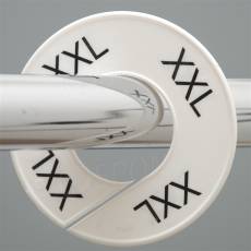 Velikostní kruh na štendr, označení