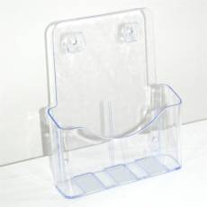 Reklamní stojánek na prospekty A4 W, stojící i závěs, plexi / akrylát