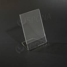 Plexi L stojánek A6, na výšku i na šířku, 148 x 105 mm