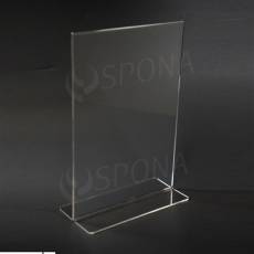 Plexi I stojánek A4, na výšku, 297 x 210 mm