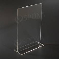 Plexi I stojánek A5, na výšku, 210 x 148 mm