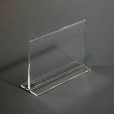 Plexi I stojánek A6, na šířku, 105 x 148 mm