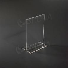 Plexi I stojánek A6, na výšku, 148 x 105 mm