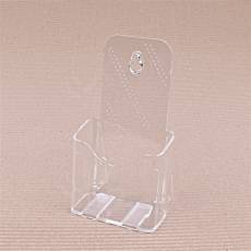 Reklamní stojánek na prospekty A6, stojící i závěs, plast