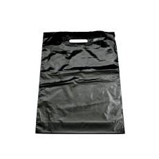 Igelitová taška LDPE, 35 x 50+5 cm, černá, 1 ks