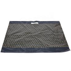 Igelitová taška LDPE, 60 x 45+5 cm, černá s potiskem, 1 ks