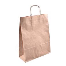 Papírová taška PASTELO PRO, 32 x 12 x 41 cm, havana