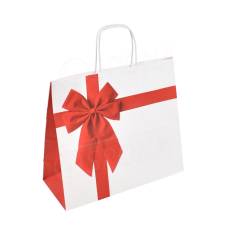 Papírová taška ROSETTE, 32 x 13 x 28 cm