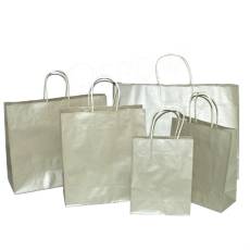 Papírová taška PLATINA, 27 x 12 x 31 x 6 cm