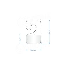 HANG háček BEST 28 x 43 mm, 600 ks