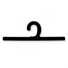 Ramínkový závěs plastový, šířka 22 cm, černý, 1 ks