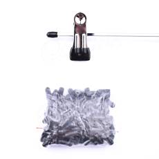 Koncová gumička ke kovovým ramínkům, 100 ks