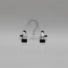 Kovové ramínko se skřipci, šířka 12 cm, 1 ks