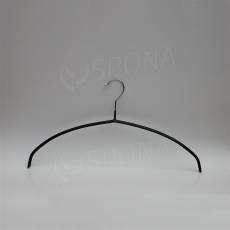 Kovové ramínko s plastem, typ 8314, šířka 46 cm, černé, 1 ks