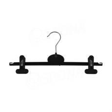 Plastové ramínko se skřipci, typ WDS1, šířka 34 cm, černé, 1 ks