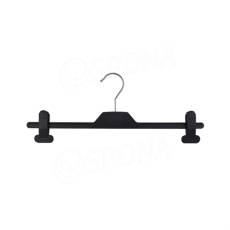 Plastové ramínko se skřipci, typ WKA33, šířka 33 cm, černé, 1 ks