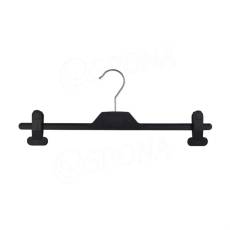 Plastové ramínko se skřipci, typ WKA40, šířka 40 cm, černé, 1 ks