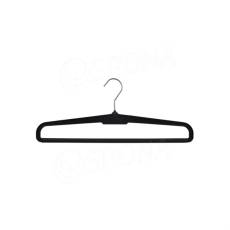 Plastová ramínka na kalhoty, typ HA37, šířka 37 cm, černá, 1 ks