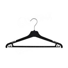 Plastové konfekční ramínko, typ WPN45, šířka 45 cm, černé, 1 ks