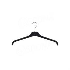 Plastové konfekční ramínko, typ UA43, šířka 43 cm, černé, 1 ks