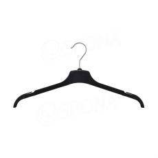 Konfekční plastové ramínko, typ UD46, šířka 46 cm, černá, 1 ks