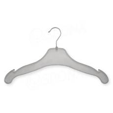 Plastové konfekční ramínko, průhledné, typ XP, šířka 43 cm, čiré, 1 ks