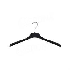 Konfekční plastové ramínko, typ WG42, šířka 42 cm, černá, 1 ks