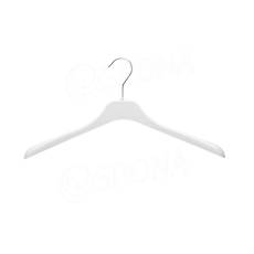 Konfekční plastové ramínko, typ WG42, šířka 42 cm, bílá, 1 ks