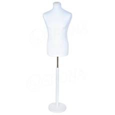 Panna FIDIA pánská, bílý potah, kruhový stojan, bílý