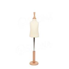 Panna FIDIA dětská 1 rok, světlý potah, kruhový stojan, jasan