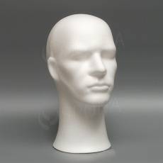 Hlava pánská PHILL polystyren, bílá