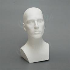 Hlava pánská MARC polystyren, bílá