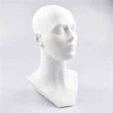 Hlava dámská DITA plastová, bílá