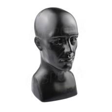 Hlava pánská ALEX, černý plast