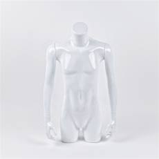 Bysta DEREK 01 pánská, lesklá bílá