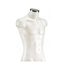 Bysta ENERGY pánská, krátká, bílá perla, krček chrom