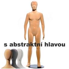 Figurína dětská FLEXIBLE 13 let, dívka, abstrakt, tělová, flok, bez podstavce