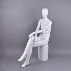 Figurína dámská Portobelle 033G, abstraktní lesklá bílá