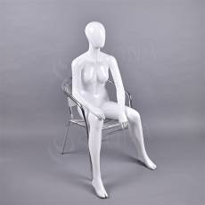 Figurína dámská Portobelle 222C, abstraktní lesklá bílá