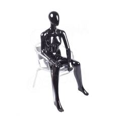 Figurína dámská Portobelle 222C, abstraktní lesklá černá