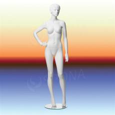 Figurína dámská ADRIANA 03, prolis, bílá matná