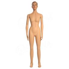 Figurína dámská FLEXIBLE, prolis, makeup, tělová, plast