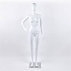 Figurína dámská SAMANTA 02, lesklá bílá