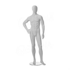 Figurína pánská CITY 04, matná bílá