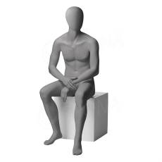 Figurína pánská CITY 06, matná šedá