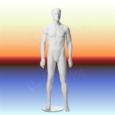 Figurína pánská MARVIN 01, prolis, bílá matná