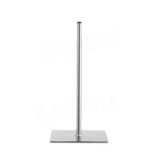 Podstavec POLY dlouhý, výška 750 mm, broušená ocel