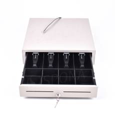 Pokladní zásuvka EC 410, 4B/8M, béžová, kov