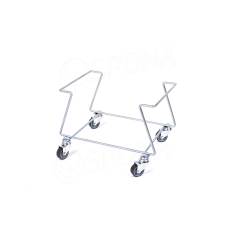 Vozík pro nákupní košíky pojízdný, nízký