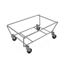 Vozík pro nákupní košíky KP, pojízdný nízký